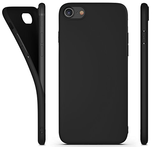 coque iphone 8 silicone noir